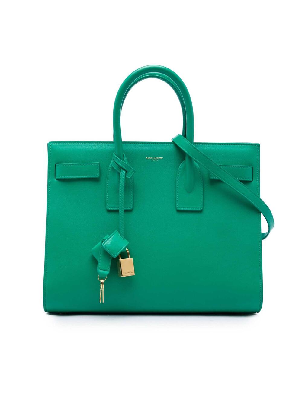 Saint Laurent Small Leather Sac De Jour #318507S93B